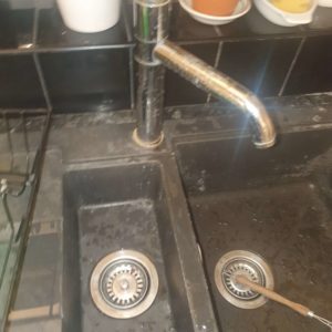 Plumber Stoke Bishop repaired double kitchen sink